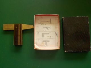 Bridge City Toolworks Ds - 1 Wood & Brass Dovetail Square (sb)