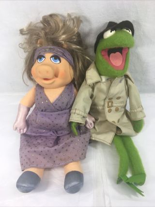 Vintage 1981 Jim Henson Muppets Kermit And Miss Piggy