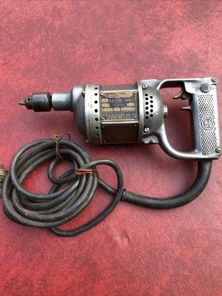 Antique Vintage 1917 Patent 1/4 " Black & Decker Electric Drill B&d Tool