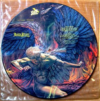 Judas Priest The Best Of Compilation Ltd Ed Picture Disc 1978 VG, 2