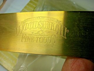Bridge City Tool Woodsmith Juara Wood Brass 6 inch Try Square 3