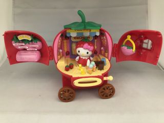 Vintage 2001 Sanrio Hello Kitty Strawberry Ice Cream Wagon Play Set Look