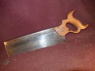 Woodrough Mcparlin Back Saw 12 " Split Nut,  Collectible - User