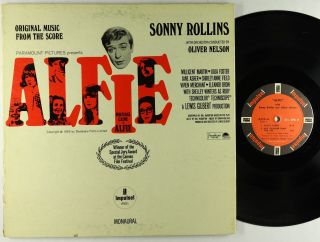 Sonny Rollins - Alfie Ost Lp - Impulse - A - 9111 Mono Rvg