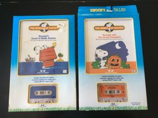 Worlds Of Wonder Cassettes & Books Snoopy 