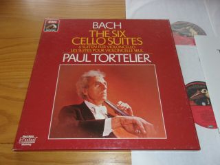Emi Sls 1077723 Digital Js Bach - 6 Suites For Solo Cello Paul Tortelier Nm