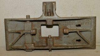 Front Jaw & Bench Dog Emmert Turtleback Pattern Makers Vise Collectible Part