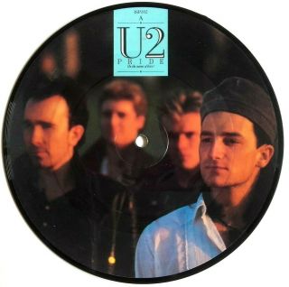 U2 Pride (in The Name Of Love) 1984 7 " Vinyl Picture Disc