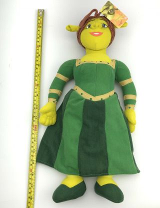 Shrek 2 Princess Fiona Ogre Plush Dreamworks 16” Nanco Stuffed Doll 2004 W/ Tag
