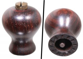 Orig.  Rosewood Low Front Knob For Stanley No.  2,  2 C,  602,  602 C - Mjdtoolparts
