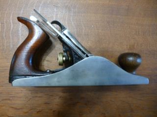 No.  4 1/2 UNION MFG CO BRITAIN CT SMOOTHING WOOD PLANE SHAPE stanley 2