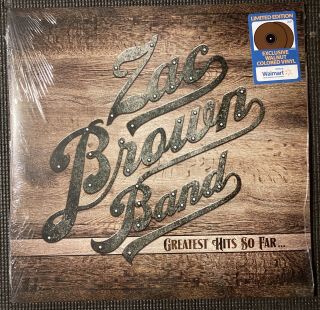 The Zac Brown Band Greatest Hits So Far Record Brown Color Lp Vinyl
