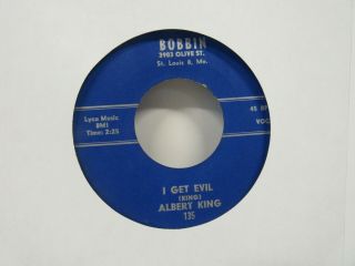 Albert King - I Get Evil/what Can I Do To Change Your Mind? - Blues - 7 " 45rpm