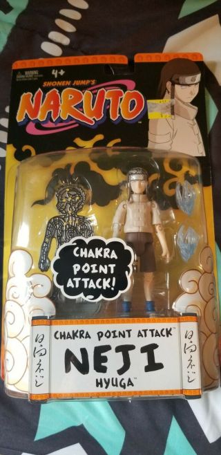 Shonen Jump Naruto Ultimate Chakra Point Attadk Neji Hyuga Action Figure