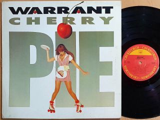 Warrant - Cherry Pie [1990 Korea Orig 1st Vinyl] No Barcode Vg