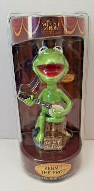 The Muppet Show 25th Year Anniversary Kermit The Frog Bobble Head Bobble Dobbles