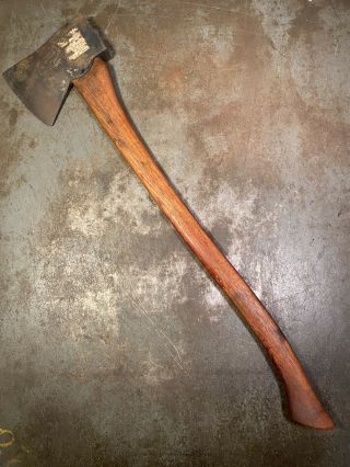 Vintage Plumb 32 All American Single Bit Axe On 31” Handle For Forestry