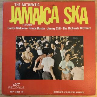 The Authentic Jamaica Ska Lp Promo Dj Rare Reggae Rocksteady Prince Buster Amy