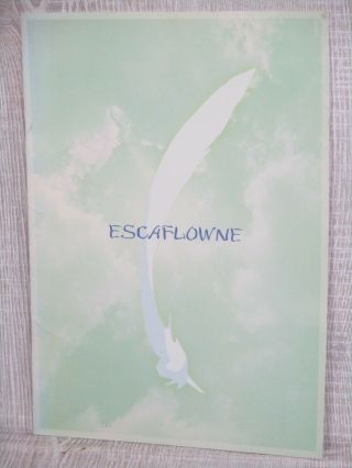 Escaflowne Movie Brochure W/postcard Art 2000 Ltd Booklet Nobuteru Yuki Book