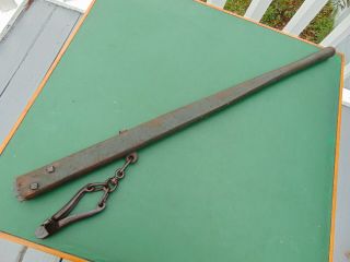 Antique Green Wire Fence Stretcher By F.  J.  Townsend Of Painted Post,  Ny 1890 