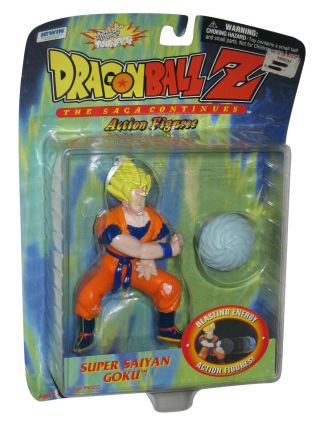Dragon Ball Z The Saga Continues S.  S.  Goku Blasting Energy Irwin Toys Figure