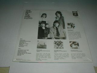 The Pink Floyd BEST OF Columbia LP 1971 British Psych Acid Syd Barrtett 3