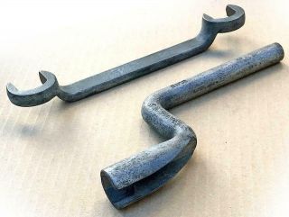 1920s - 30s K.  R.  Wilson Krw / Ford Motor Co Wrenches (2) Bv24 Bv19