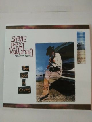 Stevie Ray Vaughn And Double Trouble " The Sky Is Crying " Lp 1991 Epic E47390