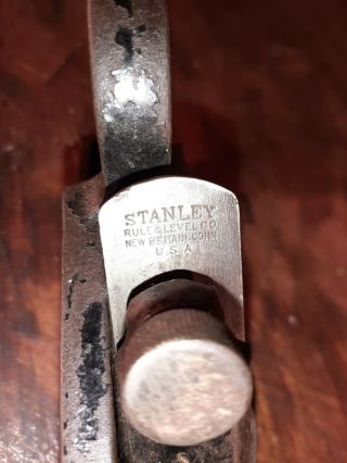 Vintage Stanley No.  78 Plane,  Pat.  6 - 7 - 10,  Old Woodworking Tool Rabbet Fillester NR 3