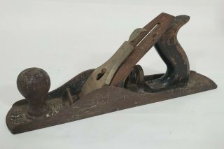 Vtg Bailey Stanley No 5 Jack Plane Smooth Bottom 14 Inch No Pat Date Untouched