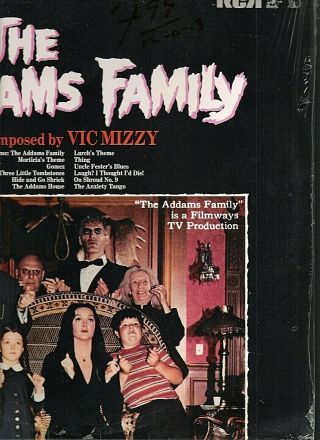 The Addams Family Rca Reissue 1986 Vinyl Lp Tv Soundtrack