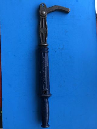 Suregrip No.  56 Antique Cast Iron Nail Puller Tool By Crescent Bridgeport Blue