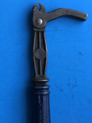 Suregrip No.  56 Antique Cast Iron Nail Puller Tool By Crescent Bridgeport BLUE 3