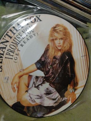 Samantha Fox I Promise You 12 " Picture Disc Uk In Plastic