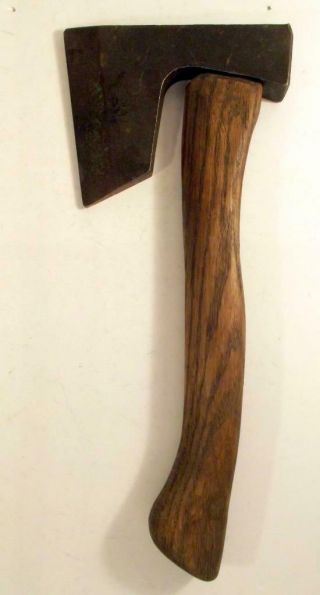 Antique/vintage Primitive Bearded Hatchet With Handle Late 1800s To Early 1900s