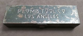 Old Vintage Plomb (Plumb) Tool Box 1/4 Inch Drive Socket Set Los Angeles CA 2