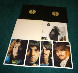 The Beatles White Album 180 Gram Remastered 2012 Lp With Photos & Poster Nm