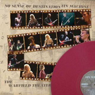 David Bowie - Tin Machine No Sense Of Destination Burgundy Red Vinyl Lp Ltd