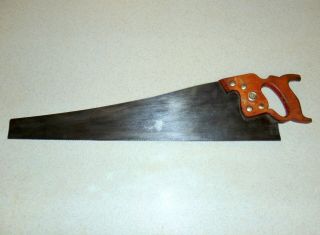 Vintage Disston No.  D - 8 Crosscut Hand Saw - 10 Ppi - Inv342