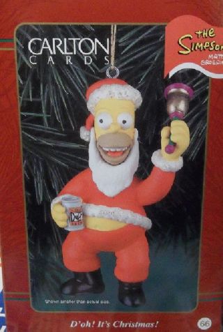 Carlton Cards Homer Simpson " D 