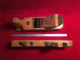 Two Vintage Ulmia Ott German Wood Block Planes Smoothing Wood Tools