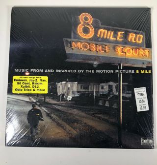8 Mile [lp] By Eminem Soundtrack (double Lp Vinyl) Interscope 2002
