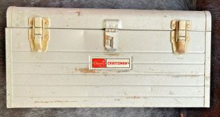 Vintage Craftsman Sears Usa 18 " Mechanics Tool Box 6500 Wrench Hard_8s_magic