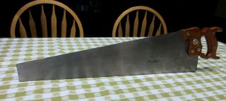 Henry Disston & Sons D12 26 " Blade Hand Saw