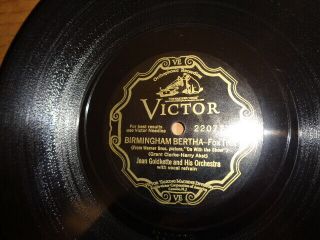 1929 Victor Scroll 78/coon - Sanders Orch.  /jean Goldkette&his Orch.  /e