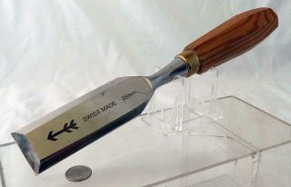 Pfeil Swiss Made Woodworking Tool Chisel 1 - 3/8 " 35 Mm Cut 10.  25 " Long