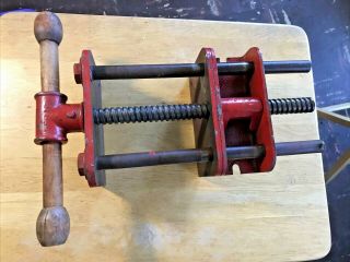 Vintage Columbian Woodcraft Vise No.  6c - 4 Woodworking Bench Vice 6  Jaw