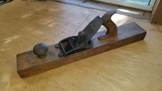 Antique 1876 - 1918 Stanley " Liberty Bell " Fore Plane 129