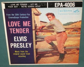 Elvis Presley Rca Epa - 4006 Love Me Tender Ep 1956 Nm