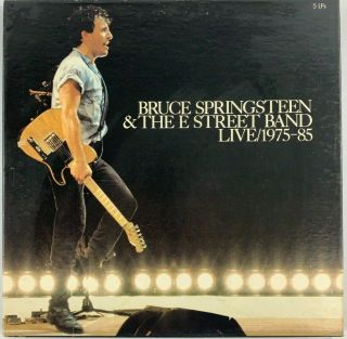 Bruce Springsteen & The E - Street Band ‎– Live 1975 - 85 Vinyl Box Set 5 Lp 